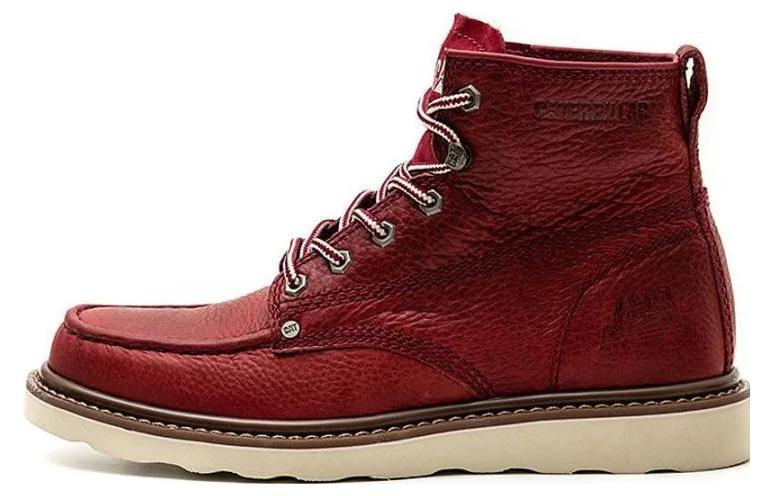 CAT Moc Wedge 'Red Outdoor Boot'