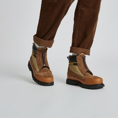 CAT Nigel Cabourn x Ankle Work Boots 'Brown' P111398M3BDC36 3