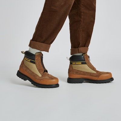 CAT Nigel Cabourn x Ankle Work Boots 'Brown' P111398M3BDC36 1
