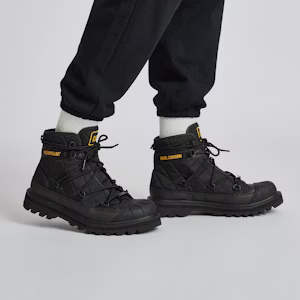 CAT Nigel Cabourn x ハイトップワークブーツ 'アーバンユーティリティブラック' P111317M3BDC09 3