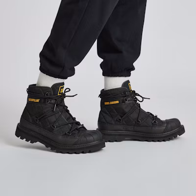 CAT Nigel Cabourn x 高筒工作靴 '城市實用黑' P111317M3BDC09 4