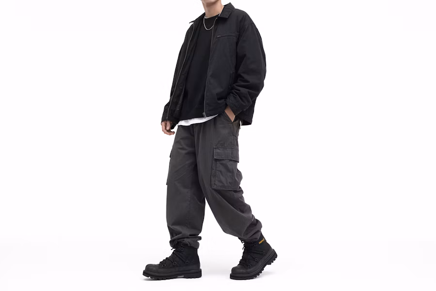 CAT Nigel Cabourn x 高筒工作靴 '城市實用黑' P111317M3BDC09 Order CAT Nigel Cabourn x 高筒工作靴 '城市實用黑' P111317M3BDC09