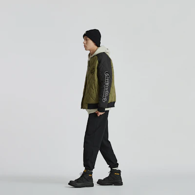 CAT Nigel Cabourn x 高筒工作靴 '城市實用黑' P111317M3BDC09 1
