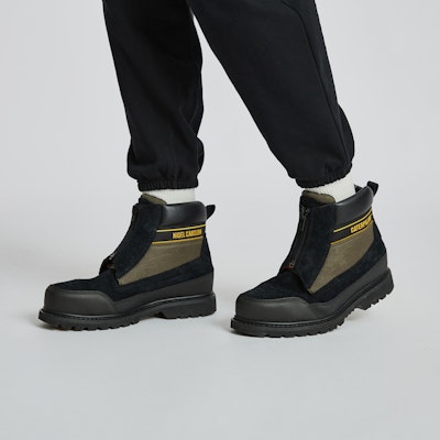 CAT Nigel Cabourn x High-Top Work Boots 'Black Waterproof Marten' P111313M3BDC09 1