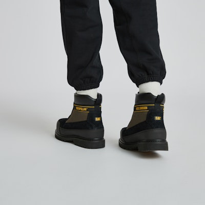 CAT Nigel Cabourn x 高筒工裝靴 '黑色防水馬丁靴' P111313M3BDC09 2