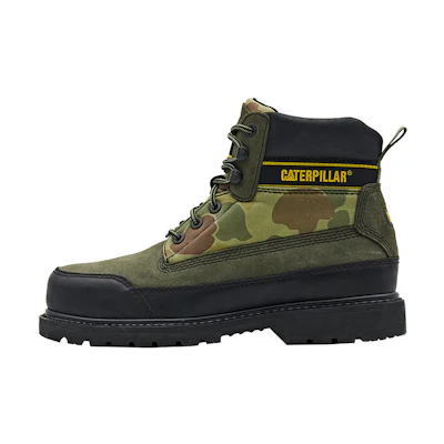 CAT Nigel Cabourn High Top Utility Boot 'Camo Black Green'