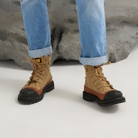 CAT Nigel Cabourn x Sepatu Boot Kerja Top Tinggi 'Coklat Kuning' P110960L3BDC29 Details for CAT Nigel Cabourn x Sepatu Boot Kerja Top Tinggi 'Coklat Kuning' P110960L3BDC29