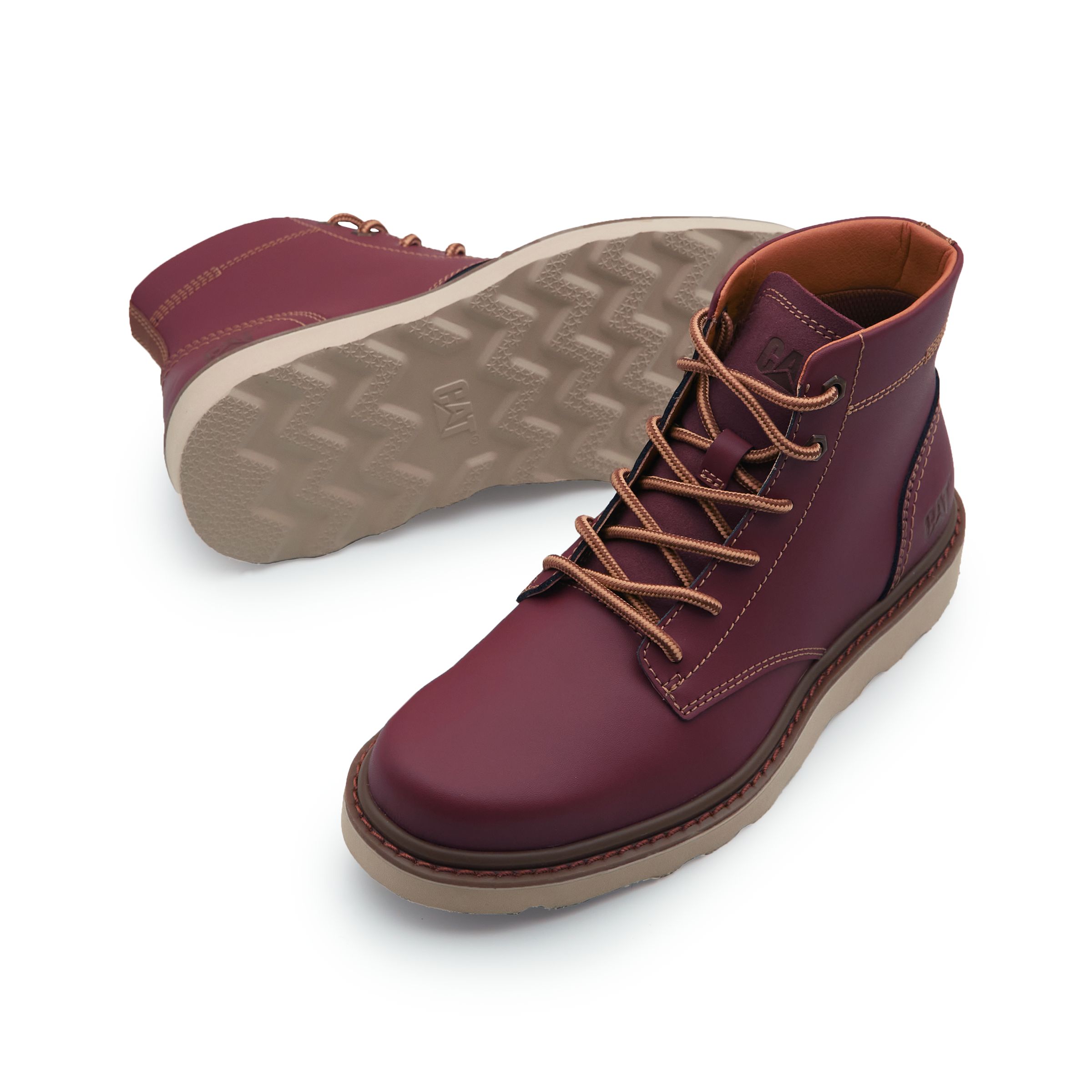 Lookbook 卡特户外靴 '棕红色' P725841M3ADC43