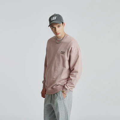 Sudadera Unisex Casual Camping Gráfica CAT Outdoor Crewneck CM3SWT48011 8