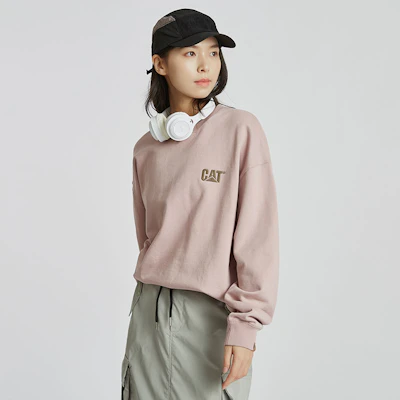 Sudadera Unisex Casual Camping Gráfica CAT Outdoor Crewneck CM3SWT48011 11