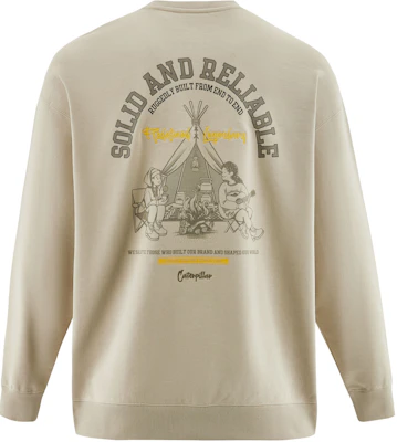 Sudadera Unisex Casual Camping Gráfica CAT Outdoor Crewneck CM3SWT48011 13