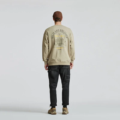 Sudadera Unisex Casual Camping Gráfica CAT Outdoor Crewneck CM3SWT48011 15