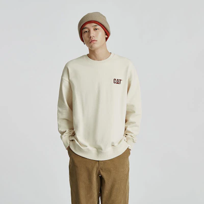 Sudadera Unisex Casual Camping Gráfica CAT Outdoor Crewneck CM3SWT48011 Shop Sudadera Unisex Casual Camping Gráfica CAT Outdoor Crewneck CM3SWT48011