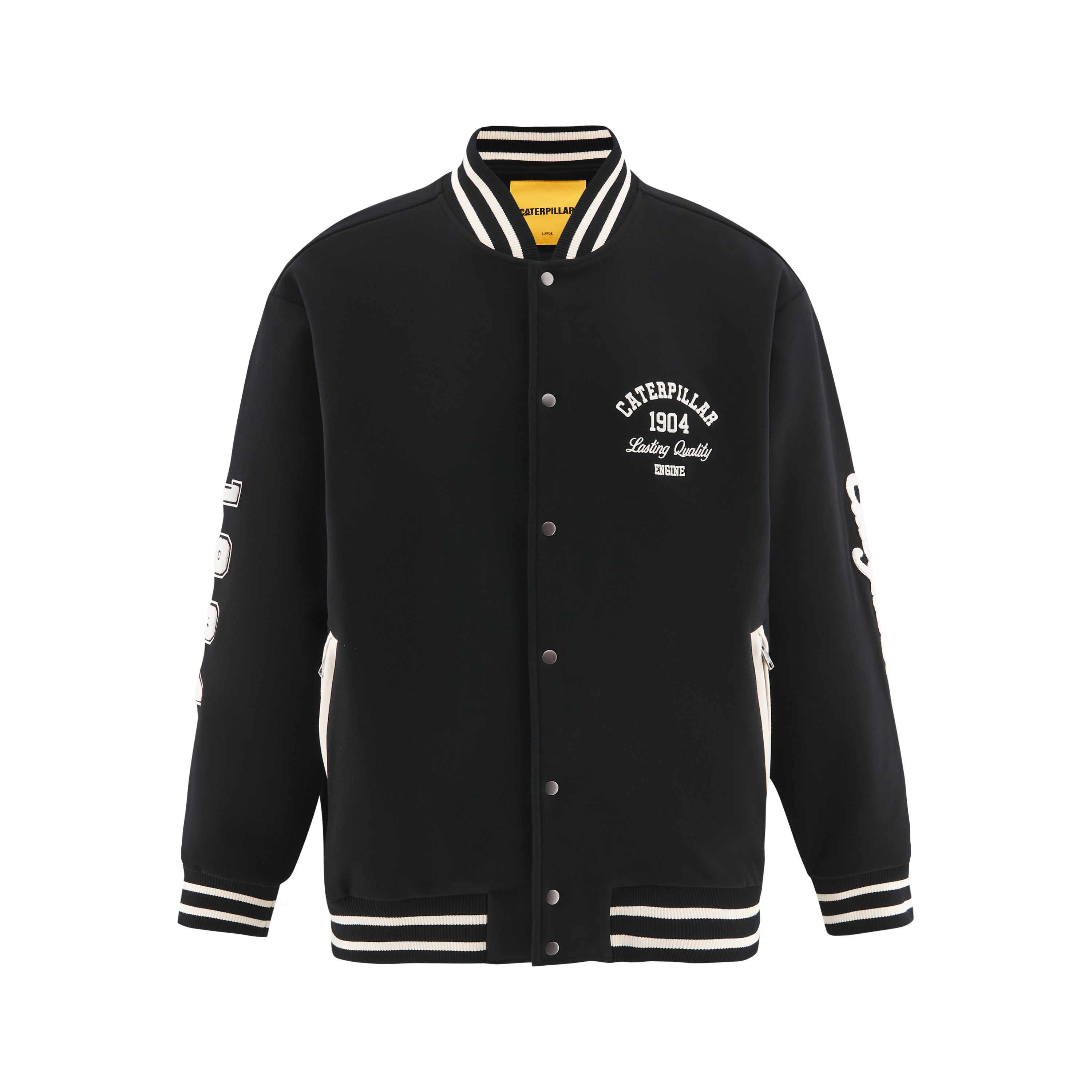 CAT Outdoor Casual Embroidered American Baseball Thick Jacket for Men CM3JAT45991