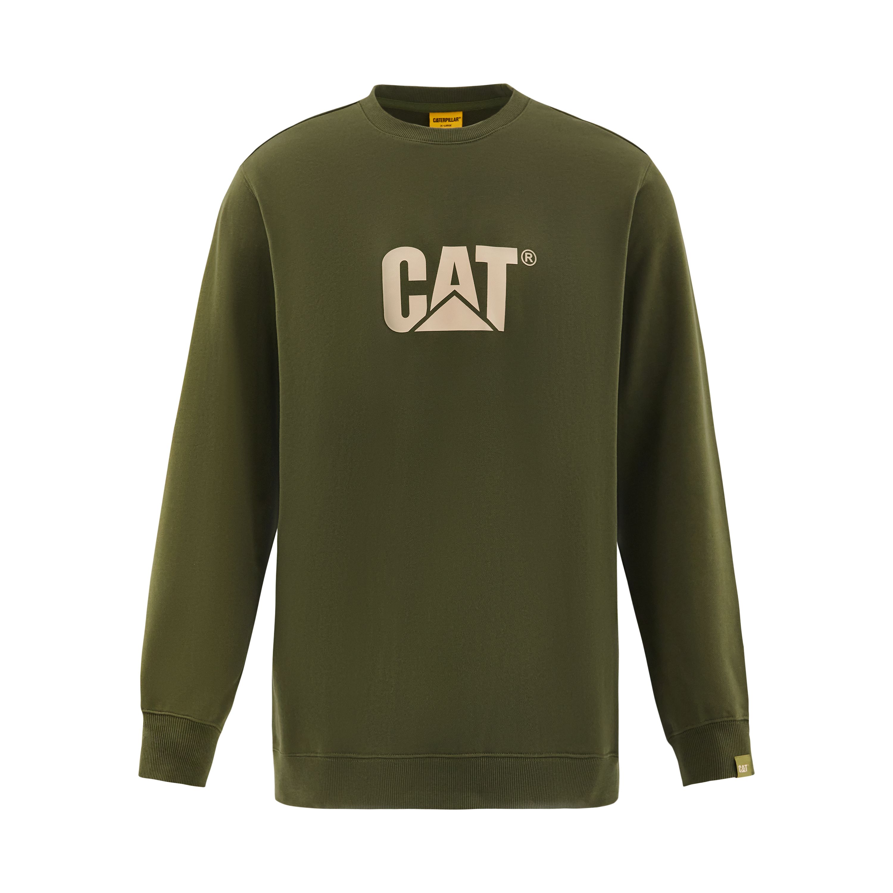 CAT Outdoor Casual Logo Printed Knit Pullover Crewneck Sweatshirt Unisex CM3SWT36731