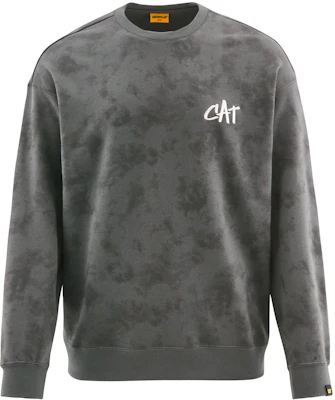 CAT カジュアル タイダイ刺繍スウェットシャツ ディープグレー CM3SWT45011 Buy CAT カジュアル タイダイ刺繍スウェットシャツ ディープグレー CM3SWT45011
