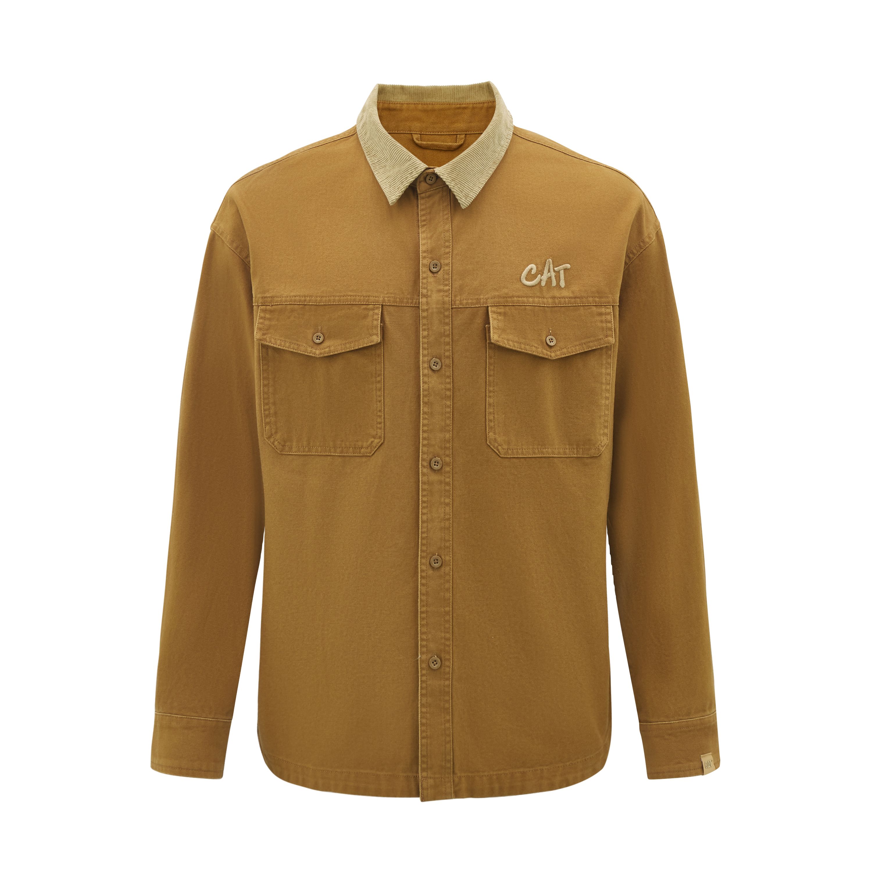 CAT Outdoor Mountain Printed Lightweight Casual Button Jacket - CN3JAU33501