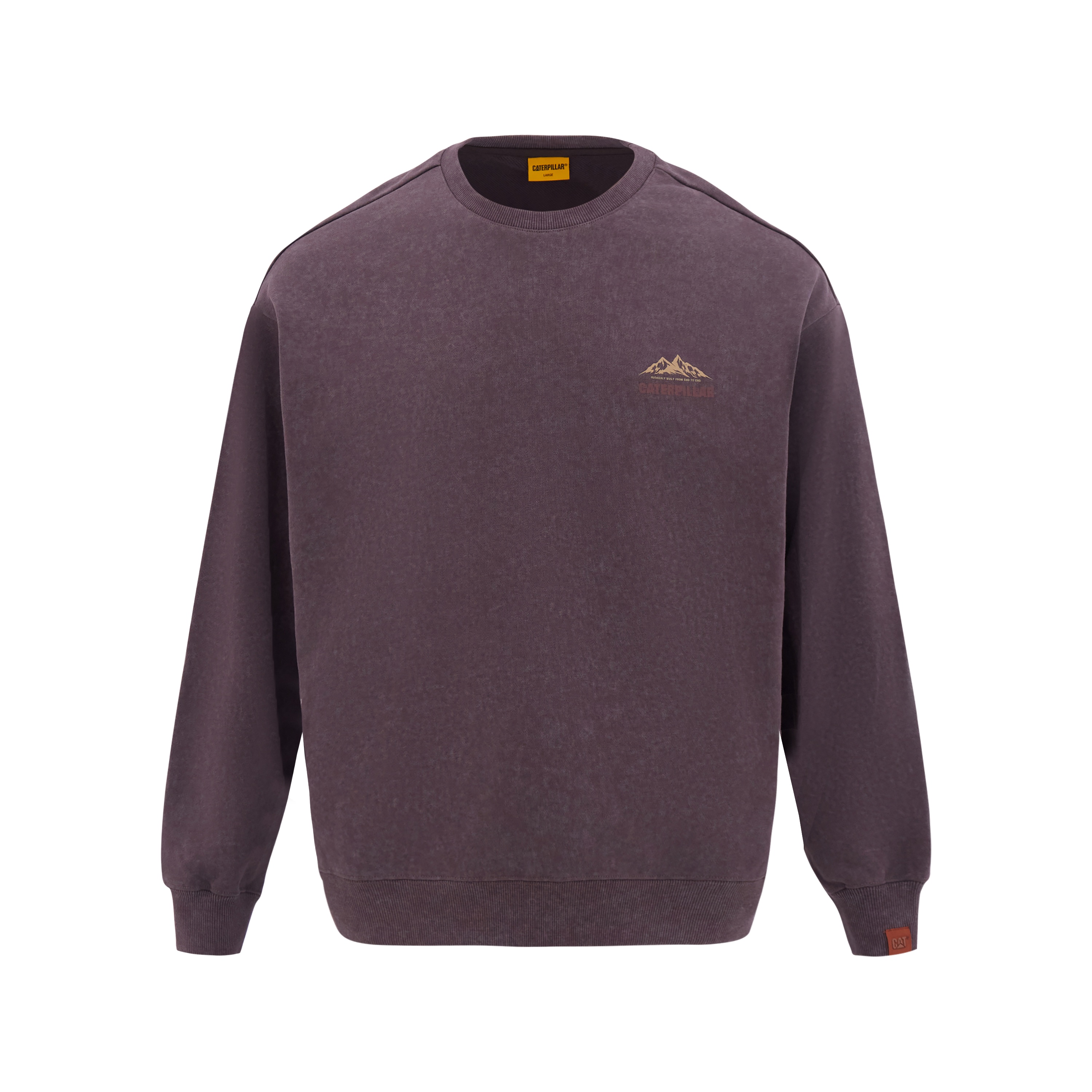 CAT Outdoor Retro Casual Crewneck Sweatshirt - CN3SWU46011