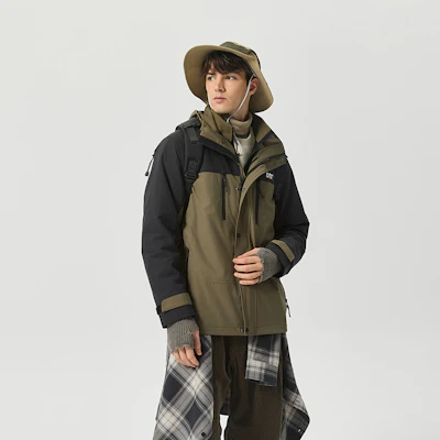 CAT户外纯色可拆卸帽夹克 CN3JAU49991 17