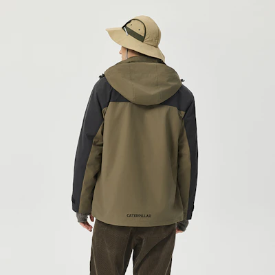CAT户外纯色可拆卸帽夹克 CN3JAU49991 19