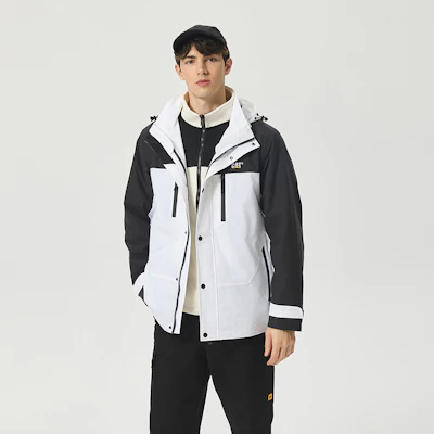 CAT户外纯色可拆卸帽夹克 CN3JAU49991 Cheap CAT户外纯色可拆卸帽夹克 CN3JAU49991