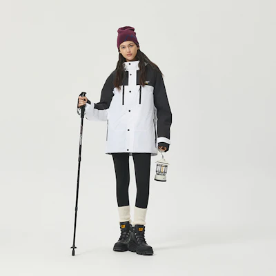 CAT户外纯色可拆卸帽夹克 CN3JAU49991 1