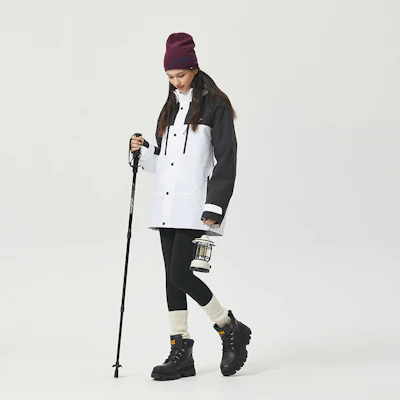 CAT户外纯色可拆卸帽夹克 CN3JAU49991 2