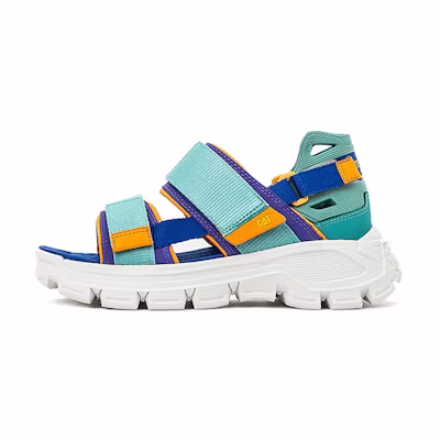 CAT Progressor Sandal 'Green Cut-Out Magic Tape'