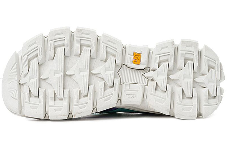 Shop CAT Progressor Sandal ''Hijau Cut-Out Magic Tape'' P724544J1KLC95