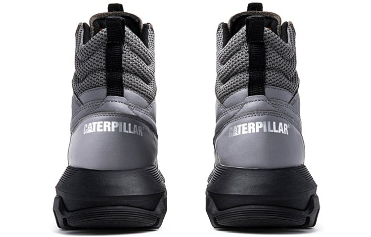 Shop CAT Re-Powered 月球車系列 Raider Lace Hi 先鋒者 高幫戶外工裝靴 深灰色