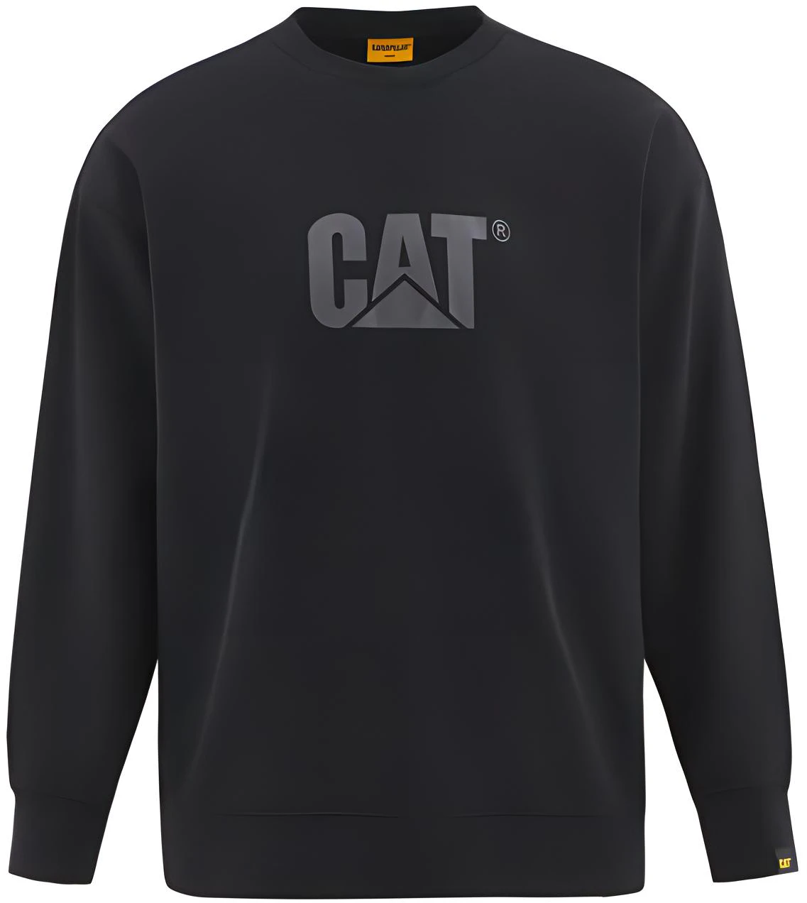 cat-relaxed-fit-crewneck-printed-sweatshirt-unisex-black-cm-3-swt-66731-black