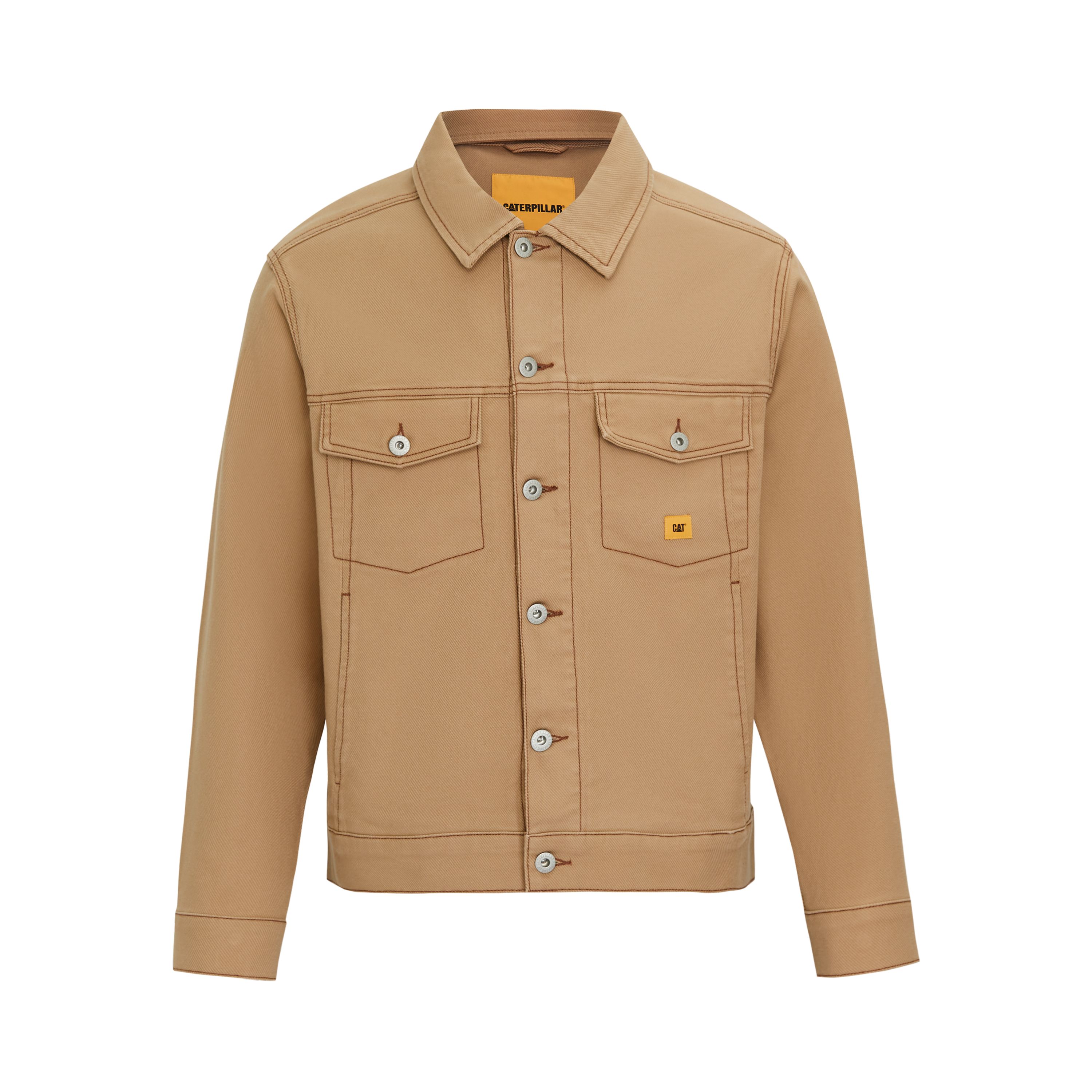 CAT Retro Multi-Pocket Button-Up Casual Long-Sleeve Jacket for Men CN1JAU19061