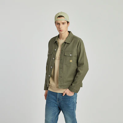 CAT メンズ レトロ マルチポケット ボタンアップ 長袖カジュアルジャケット CN1JAU19061 7