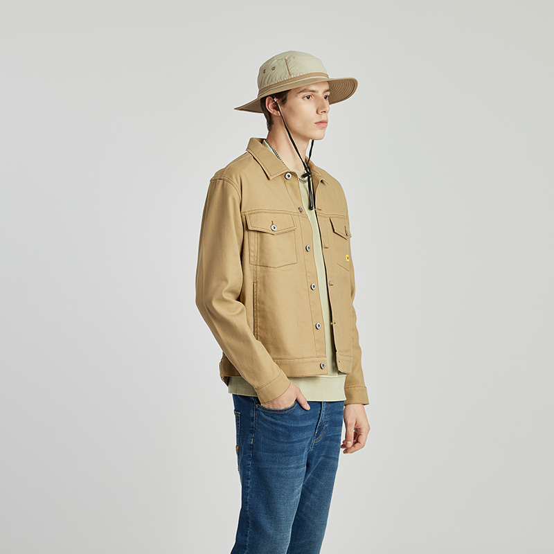 Cheap CAT メンズ レトロ マルチポケット ボタンアップ 長袖カジュアルジャケット CN1JAU19061