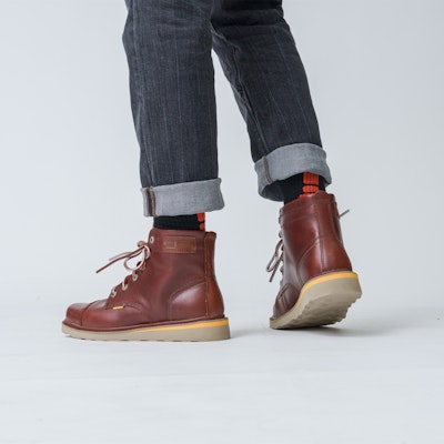 CAT 复古系列 '棕红工装靴' P724707J3BDC43 Details for CAT 复古系列 '棕红工装靴' P724707J3BDC43
