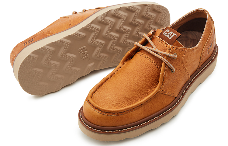 Order CAT ROSTER系列 耐磨復古戶外靴 鮮棕色