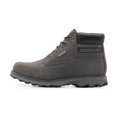CAT Round Toe Lace-Up Short Boot 'Grey'