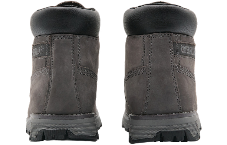 Shop CAT 圆头系带短靴‘灰色’ P725569M1KDC07