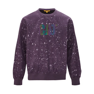 CAT SS22 Color Splash Print Casual Unisex Sweatshirt CL1SWS16101