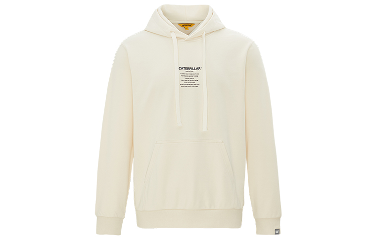 CAT SS22 Minimalist Letter Print Hoodie Unisex Off-White CL1SWS16861