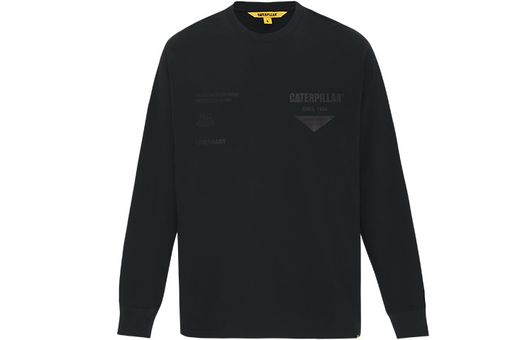 CAT SS23 Heat-Sensitive Color-Changing Letter Print Unisex Crewneck Sweatshirt CM1TST15031