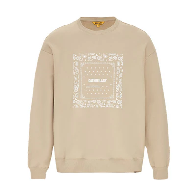 CAT SS23 Logo Print Crewneck Sweatshirt Unisex CM1SWT16811