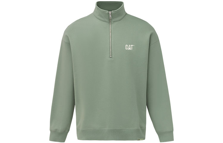 CAT SS23 Solid Logo Print Relaxed High-Neck Sweatshirt Unisex CM1SWT15051