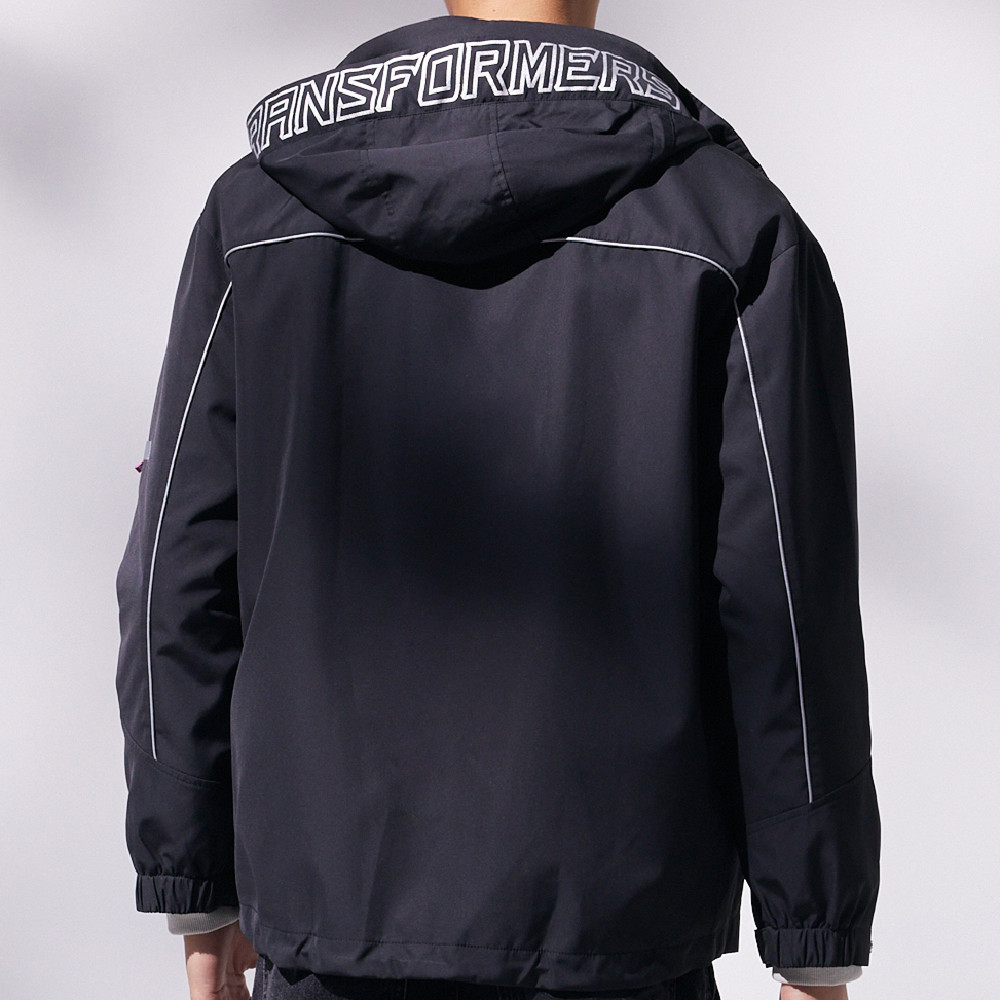 Purchase CAT SS23 トランスフォーマー グラフィック オーバーサイズ フーディージャケット ユニセックス ブラック CM1JAST0191