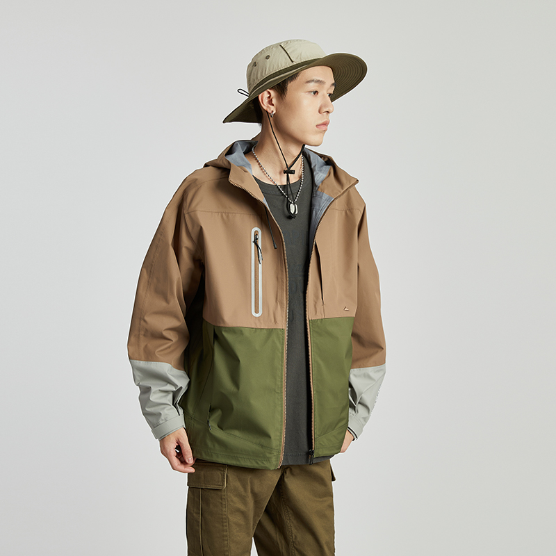 Cheap Chaqueta con Capucha Colorblock CAT SS24 Outdoor. CN1JAU11021