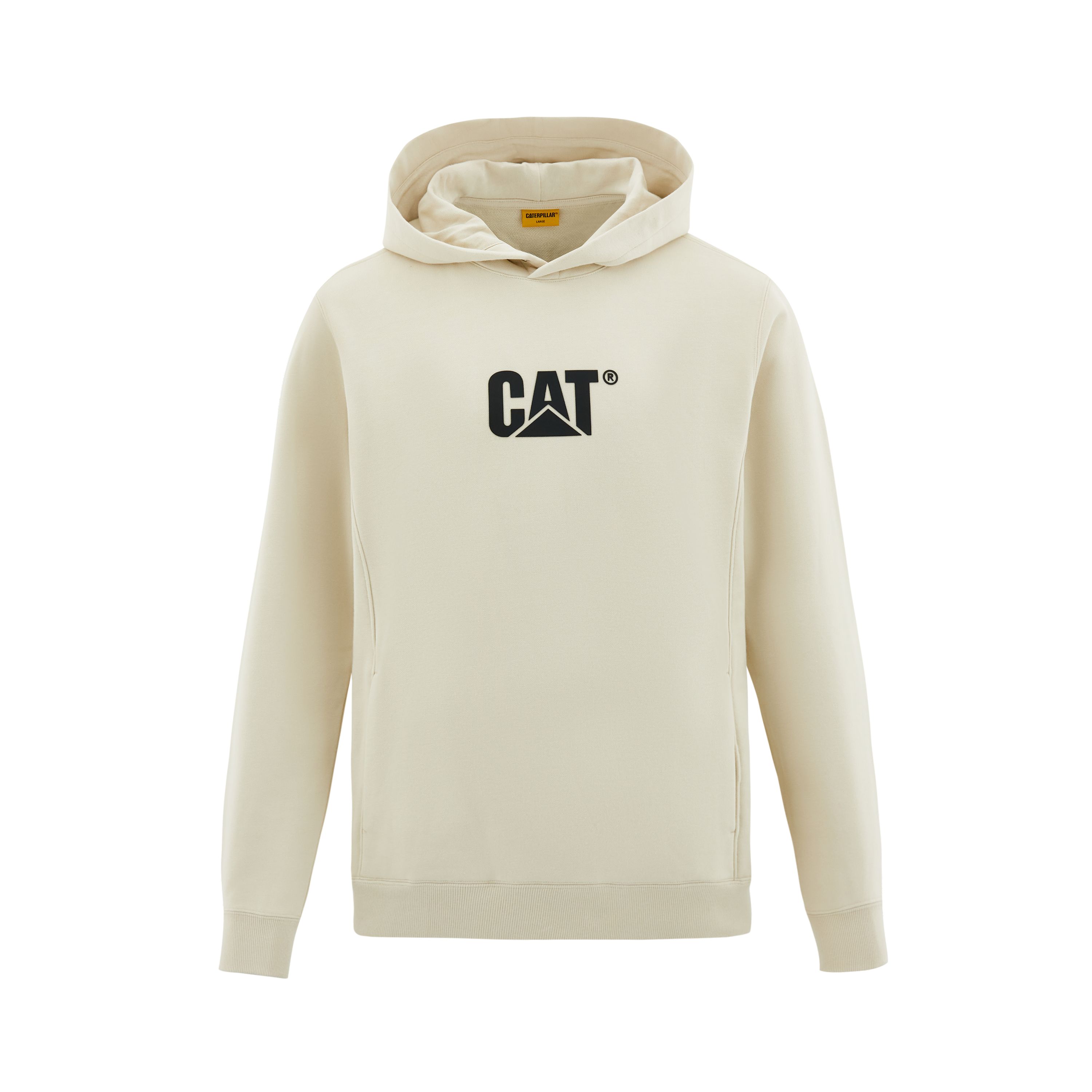 CAT SS24 Outdoor Logo Vintage Hoodie Beige Casual Wear CN1SWU16091