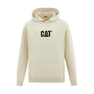 CAT SS24 Outdoor Logo Vintage Hoodie Beige Casual Wear CN1SWU16091