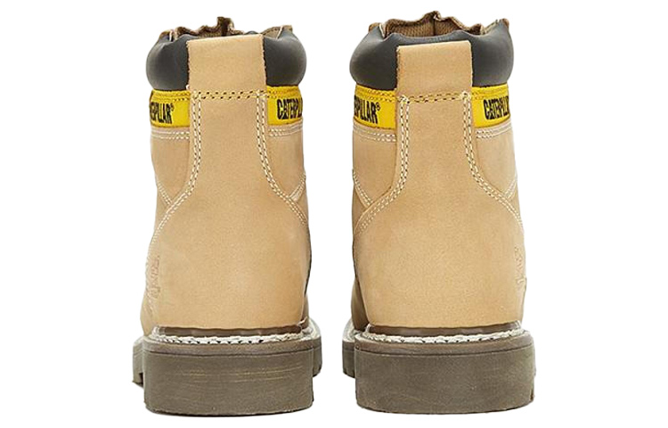 Shop CAT Stockton 'Yellow Durable Outdoor Work Boot' P740109I1XDC25
