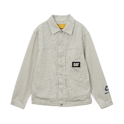 CAT Striped Workwear Jacket White () CJ3JAP22011C10