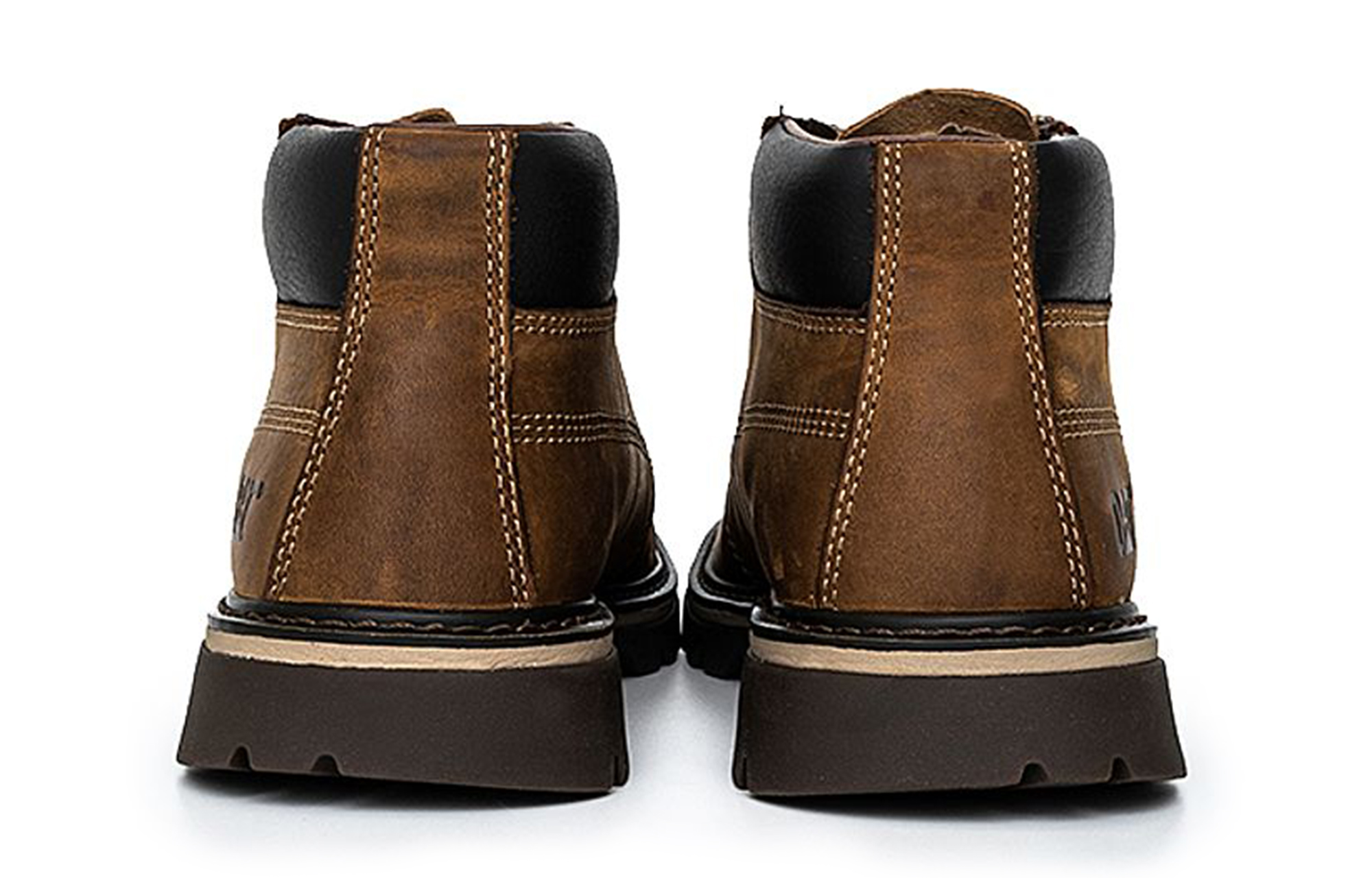 Shop CAT 致敬系列“透气时尚棕色工装靴” P723227K3BDC36